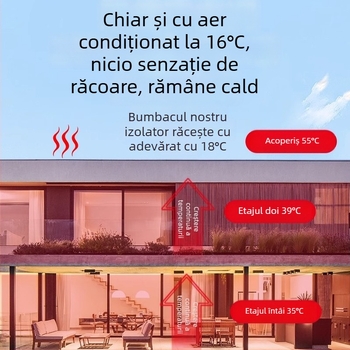 Placă izolatoare autoadezivă pentru acoperișuri și spații solare – izolație termică, impermeabilă, rezistentă la temperaturi înalte