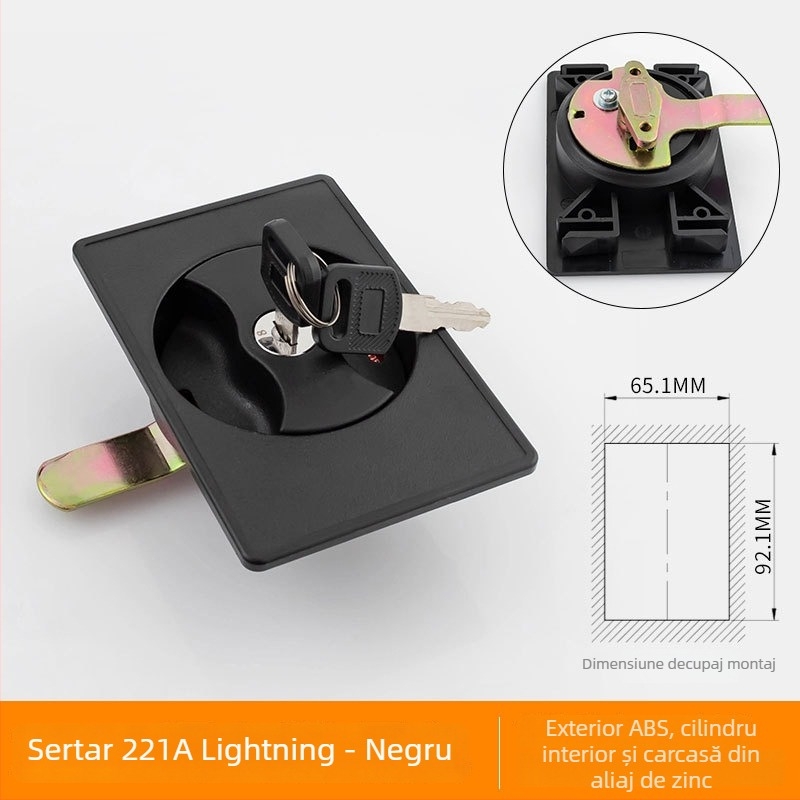 Dulap metalic cu încuietoare pentru fișiere și depozitare, potrivit pentru rafturi intensive și dulapuri de scule, model 220, design modern minimalist