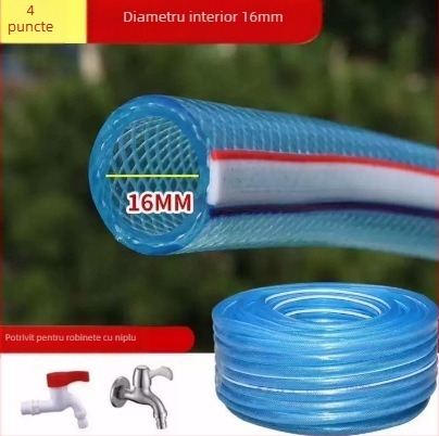 Furtun antifrizon cu aspect de piele de șarpe pentru apă de la robinet, 1/2, 3/4 și 1 inch, furtun flexibil PVC pentru udarea florilor și legumelor