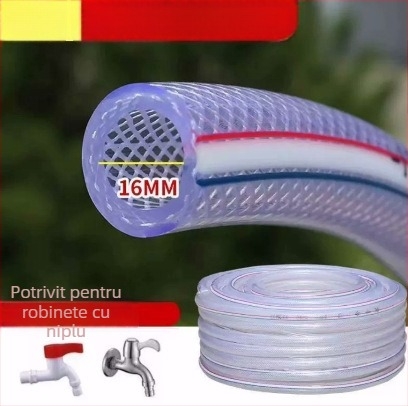 Furtun antifrizon cu aspect de piele de șarpe pentru apă de la robinet, 1/2, 3/4 și 1 inch, furtun flexibil PVC pentru udarea florilor și legumelor