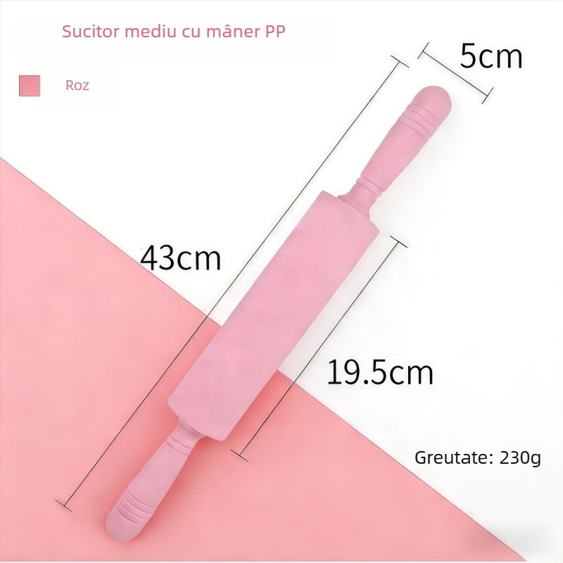 Rolă de bucătărie din silicon, de calitate alimentară, fără cusături, pentru aluat și foi de găluște