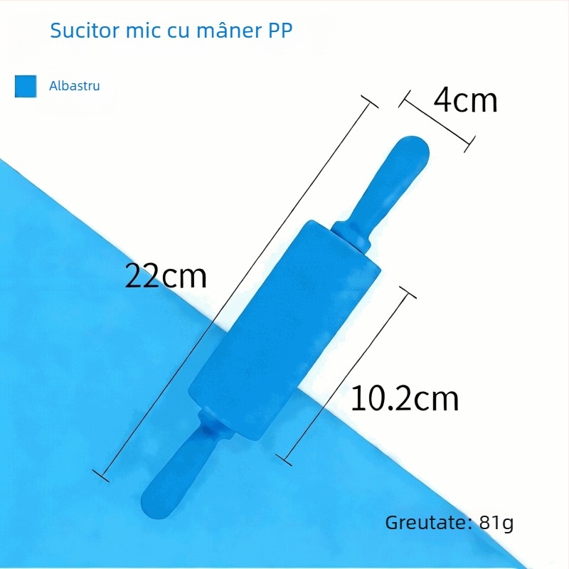 Rolă de bucătărie din silicon, de calitate alimentară, fără cusături, pentru aluat și foi de găluște