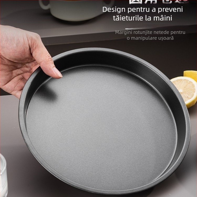 Tigaie pentru pizza pentru cuptor în stil UK, cu forme de 6, 7, 8, 9, 10 și 12 inch