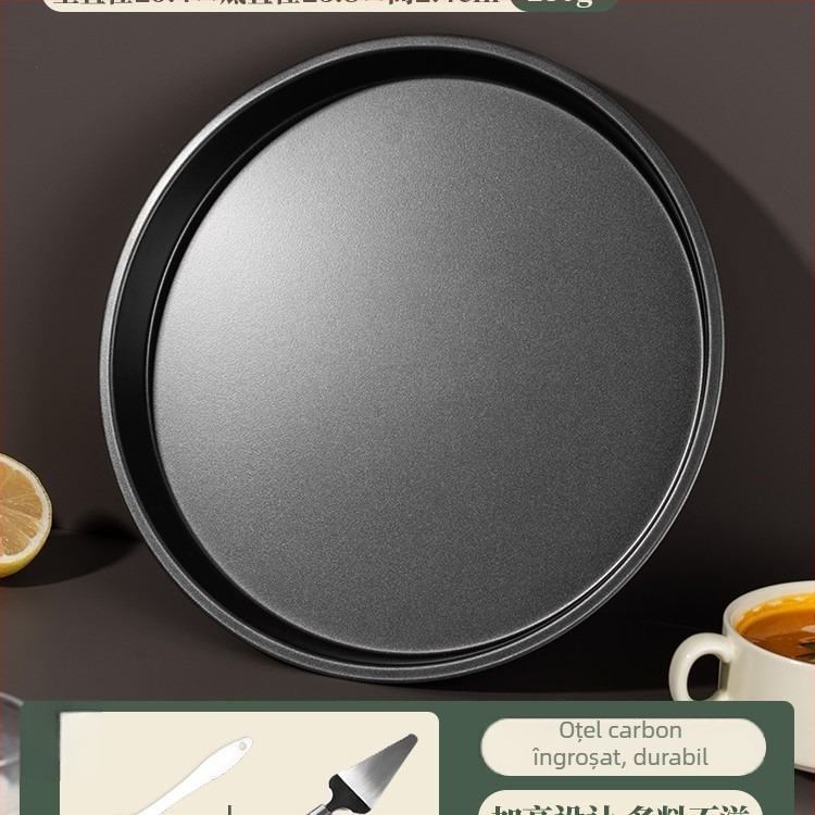 Tigaie pentru pizza pentru cuptor în stil UK, cu forme de 6, 7, 8, 9, 10 și 12 inch