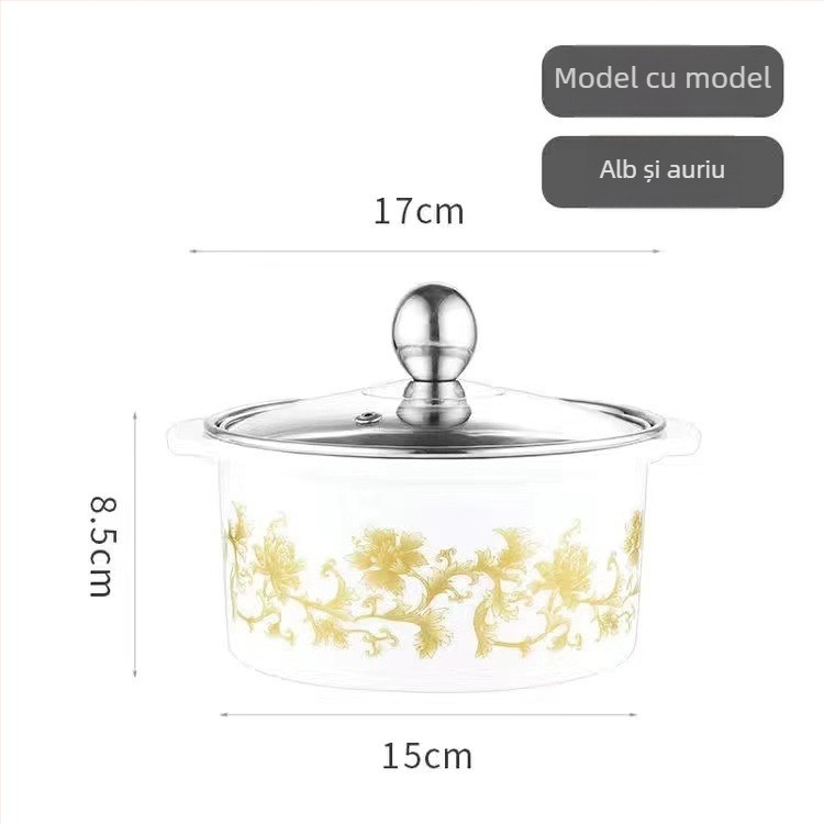 Oală shabu-shabu din oțel inoxidabil, porție pentru o singură persoană, oală mică rotativă, compatibilă cu inducția