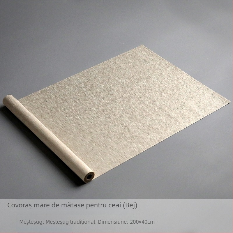 Pânză impermeabilă din fibre pentru ceremonia ceaiului, stil Zen japonez, față de masă minimalistă și modernă