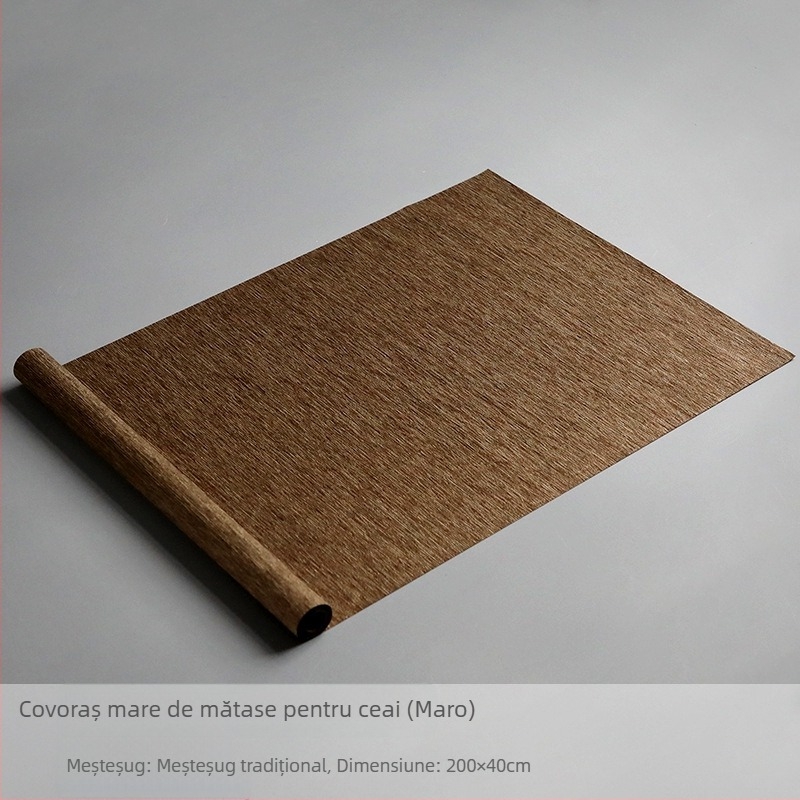Pânză impermeabilă din fibre pentru ceremonia ceaiului, stil Zen japonez, față de masă minimalistă și modernă