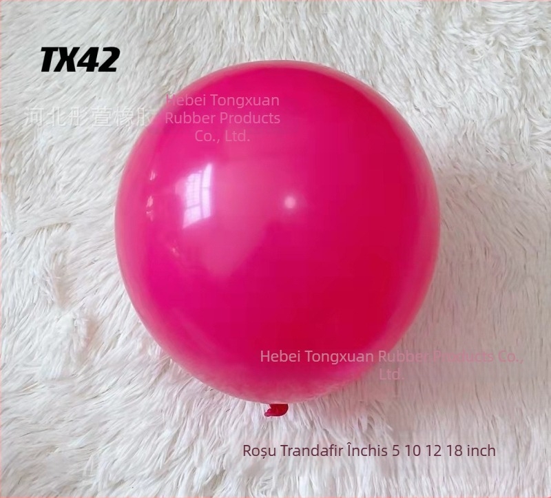 Balonă din latex Tong Xuan, 12 inch, finisaj mat, dimensiune standard, pentru nunți și petreceri, cu logo tipărit, amestec multicolor