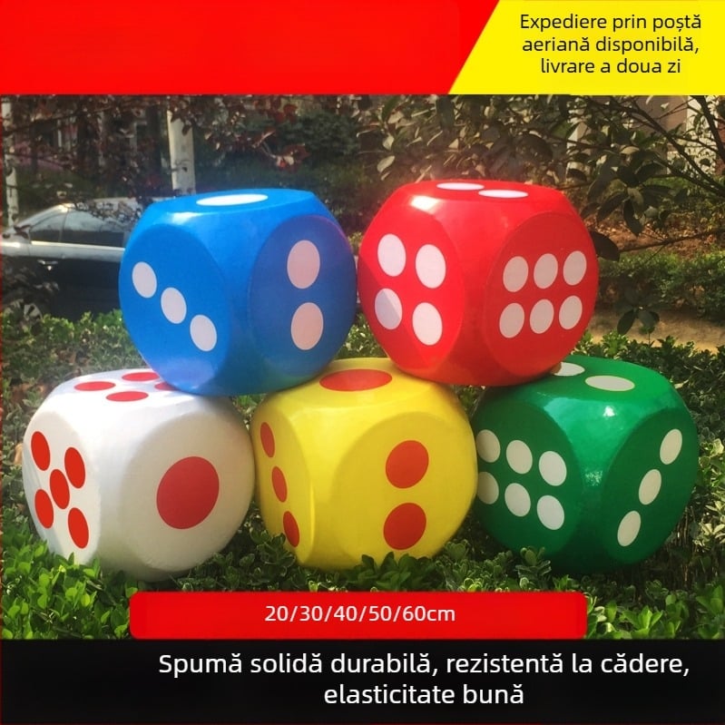 Zar mare din spumă solidă, pentru jocuri, loterii, activități educaționale și nunți