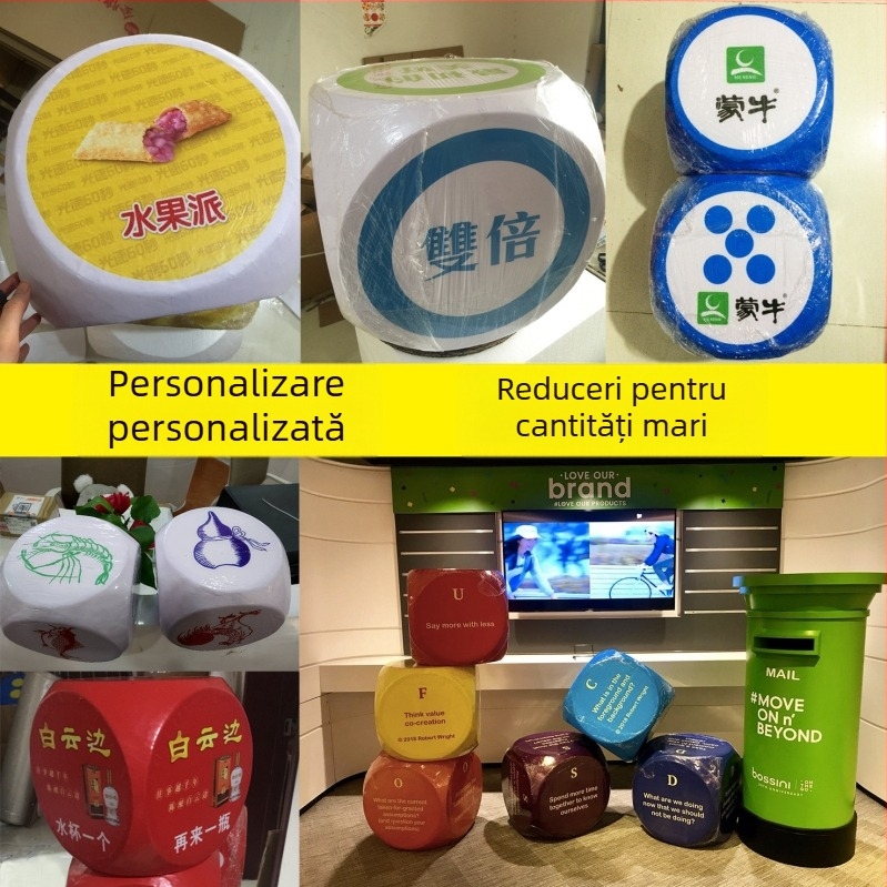 Zar mare din spumă solidă, pentru jocuri, loterii, activități educaționale și nunți