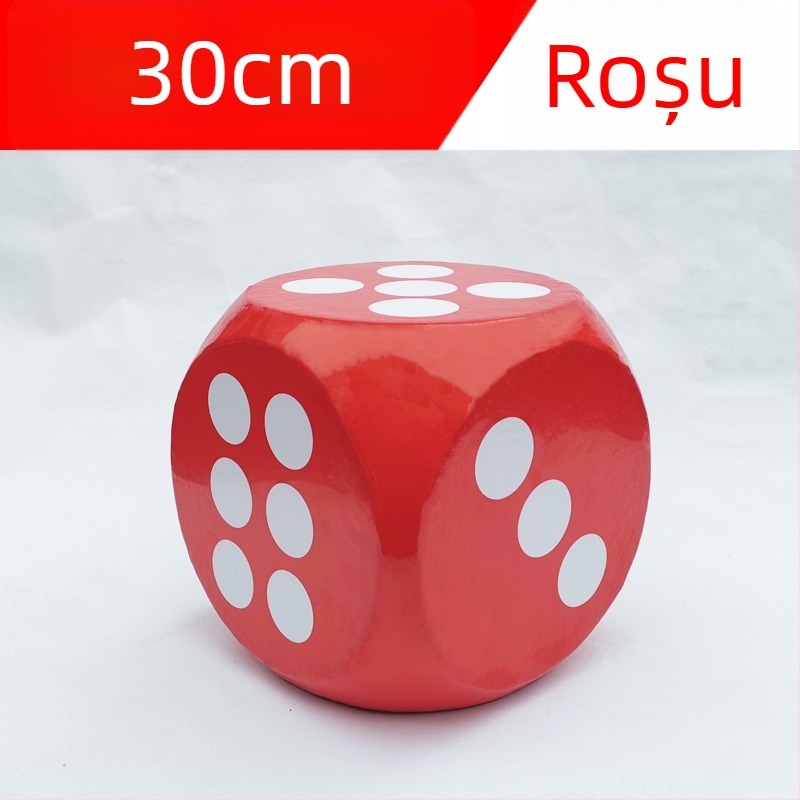 Zar mare din spumă solidă, pentru jocuri, loterii, activități educaționale și nunți