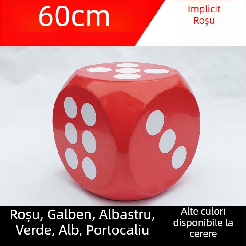 Zar mare din spumă solidă, pentru jocuri, loterii, activități educaționale și nunți