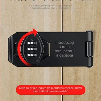 Lacăt cu cod, fără găuri, pentru dulapuri și mobilier — pentru sertare și frigider
