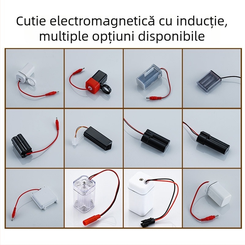 Cutie de baterii pentru robinet senzorial urinar, inductiv 6V, 4 celule AA/AAA, accesoriu inteligent