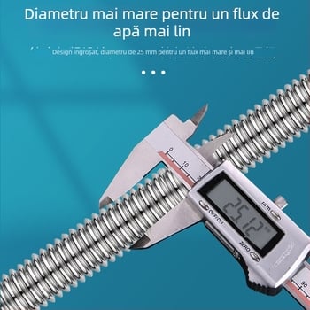 Țeavă corrugată din oțel inoxidabil 304, 1 inch, pentru abur și apă la temperaturi și presiuni ridicate, poate fi modelată, cu conectare filetată, Haomiao
