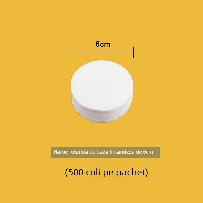 Hârtie de aburi cu ulei de silicon, de unică folosință, antiaderentă; folie pentru gătit la abur, rotundă sau pătrată, pentru chifle și pâine
