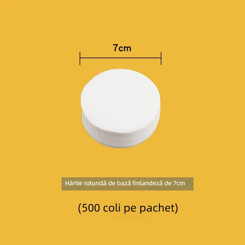 Hârtie de aburi cu ulei de silicon, de unică folosință, antiaderentă; folie pentru gătit la abur, rotundă sau pătrată, pentru chifle și pâine