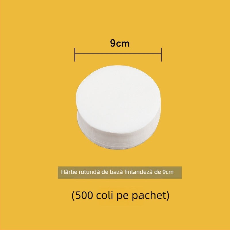 Hârtie de aburi cu ulei de silicon, de unică folosință, antiaderentă; folie pentru gătit la abur, rotundă sau pătrată, pentru chifle și pâine