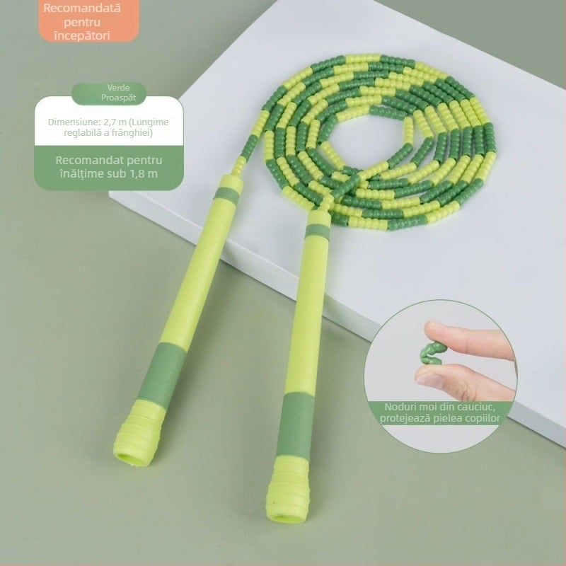 Sfoară de sărituri pentru copii și începători, cu design decorativ