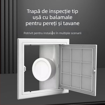 Panou de Acces pentru Întreținere, Montat pe Perete, Capace pentru Țevi de Canalizare din Plastic, Capac Decorativ pentru Canalizarea din Baie