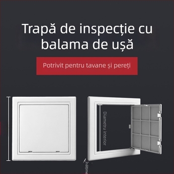 Panou de Acces pentru Întreținere, Montat pe Perete, Capace pentru Țevi de Canalizare din Plastic, Capac Decorativ pentru Canalizarea din Baie