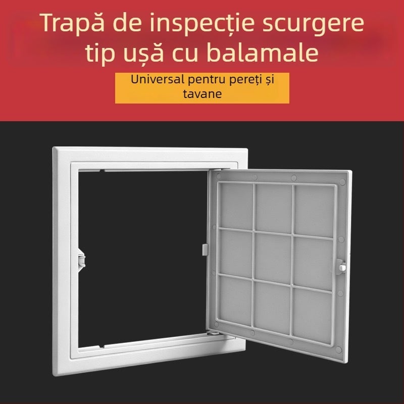 Panou de Acces pentru Întreținere, Montat pe Perete, Capace pentru Țevi de Canalizare din Plastic, Capac Decorativ pentru Canalizarea din Baie
