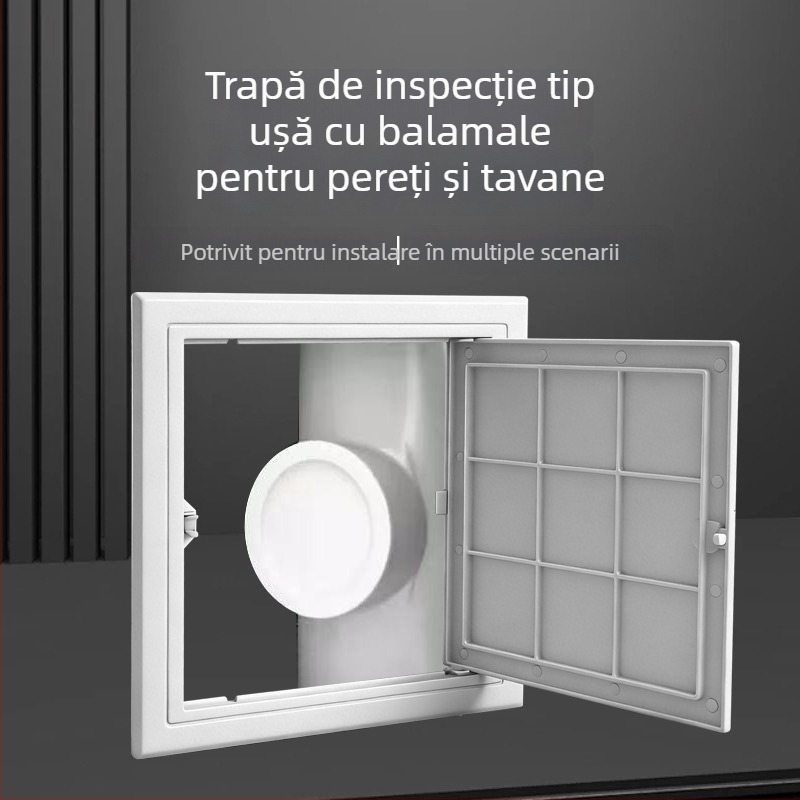 Panou de Acces pentru Întreținere, Montat pe Perete, Capace pentru Țevi de Canalizare din Plastic, Capac Decorativ pentru Canalizarea din Baie