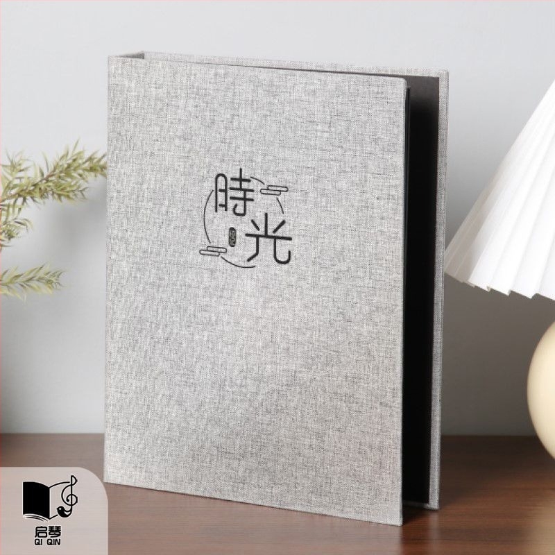 Album foto pentru creștere – DIY manual creativ pentru cuplu, album de amintiri din pânză cu copertă lipită