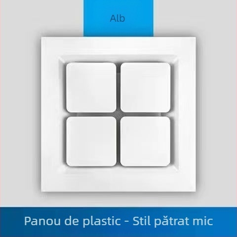 Ventilator de evacuare de plafon integrat 300x300 pentru baie și bucătărie, puternic și silențios 30x30