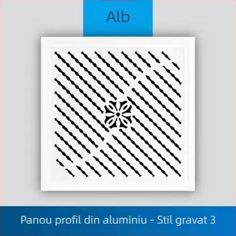 Ventilator de evacuare de plafon integrat 300x300 pentru baie și bucătărie, puternic și silențios 30x30