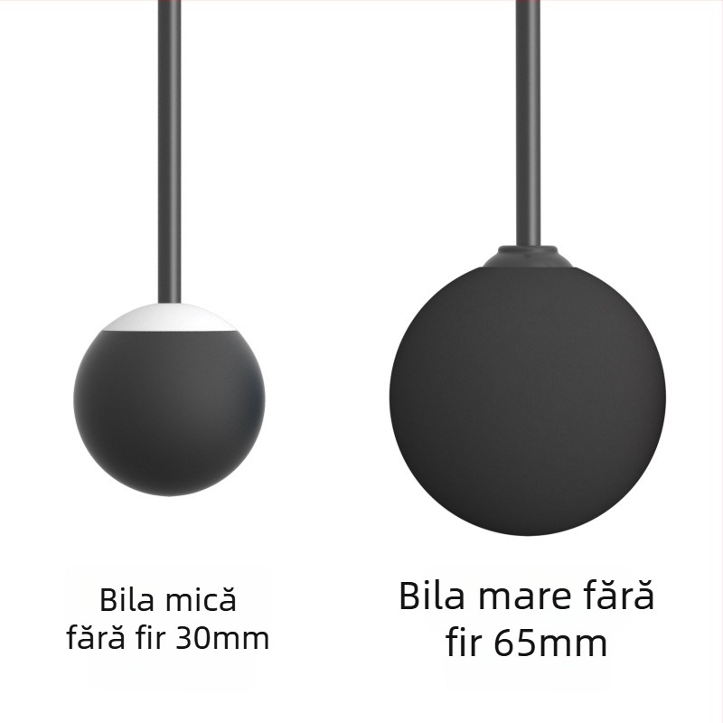 Săritură cu coarda interioară, fără fir, pentru adulți – PVC, accesorii cu minge, echipament fitness