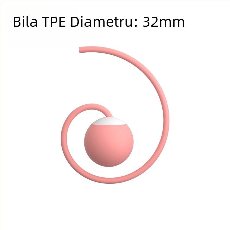 Săritură cu coarda interioară, fără fir, pentru adulți – PVC, accesorii cu minge, echipament fitness