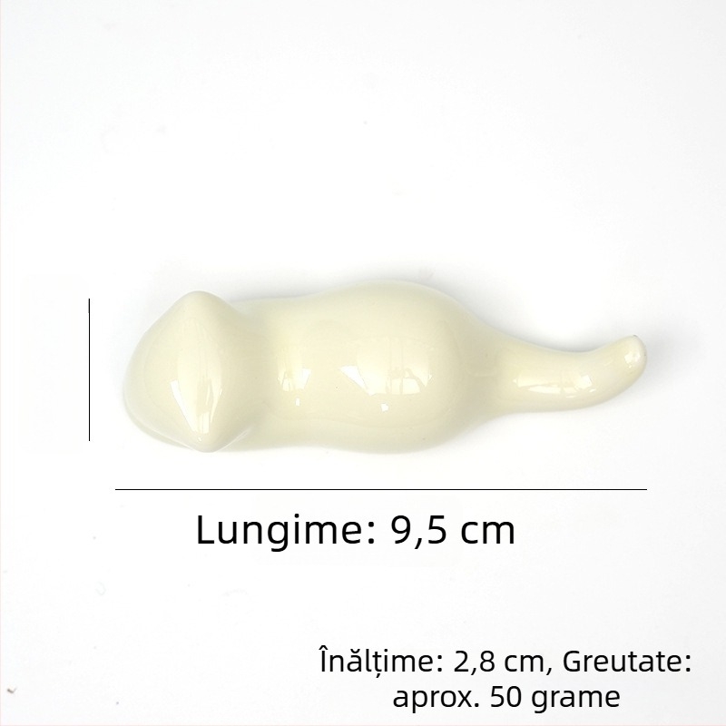 Suport ceramic multifuncțional pentru pixuri cu motive de pisicuțe, balene, iepuri și păsări – decor de birou pentru caligrafie
