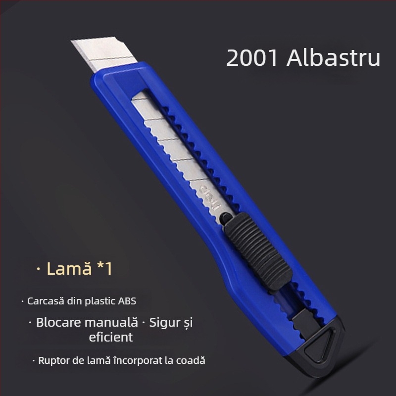 Lame pentru cutter universal – din oțel inoxidabil; cuțit pentru tapet; cuțit pentru ambalaje; cuțit mic; tăietor de hârtie din plastic