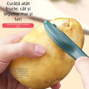 Curățător de legume din oțel inoxidabil, ustensilă de bucătărie multifuncțională