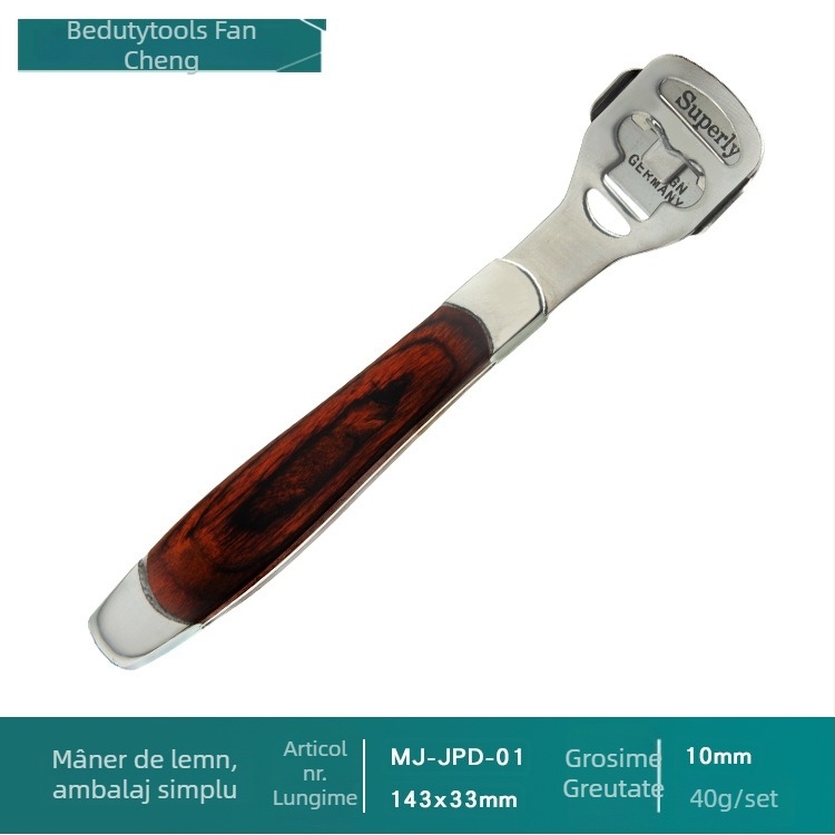 Pila de pedichiură din oțel inoxidabil pentru îndepărtarea pielii moarte — instrument inovator pentru îngrijirea picioarelor