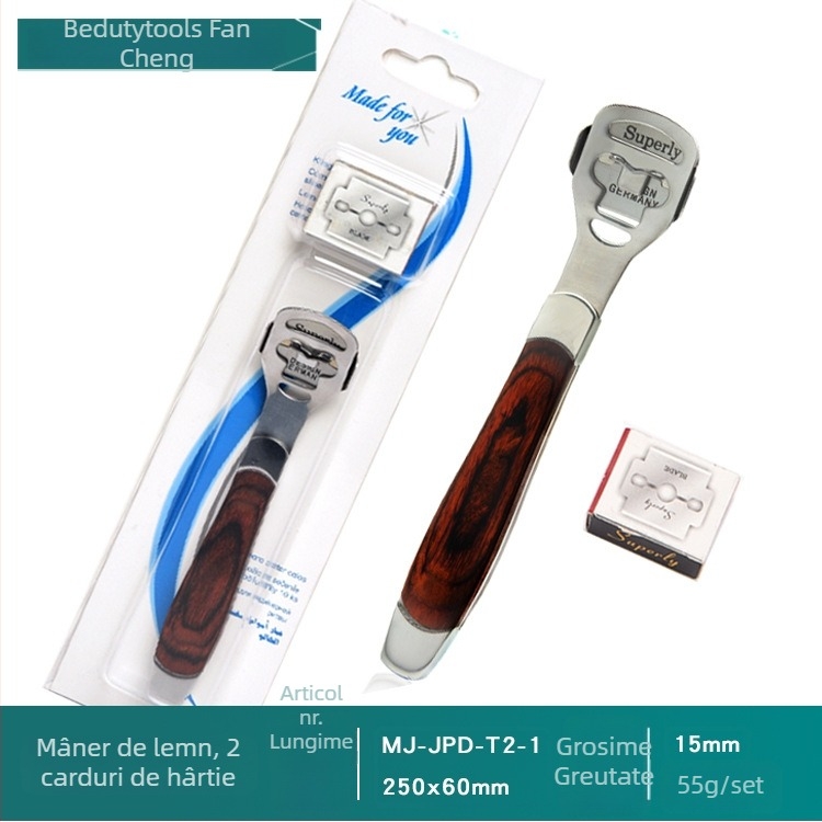 Pila de pedichiură din oțel inoxidabil pentru îndepărtarea pielii moarte — instrument inovator pentru îngrijirea picioarelor