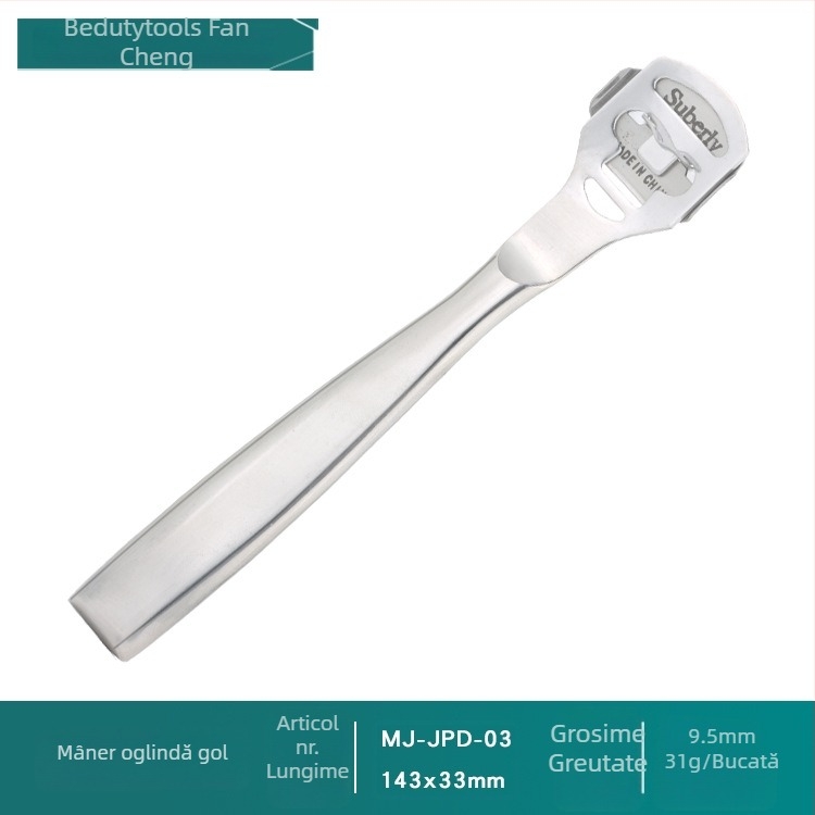 Pila de pedichiură din oțel inoxidabil pentru îndepărtarea pielii moarte — instrument inovator pentru îngrijirea picioarelor