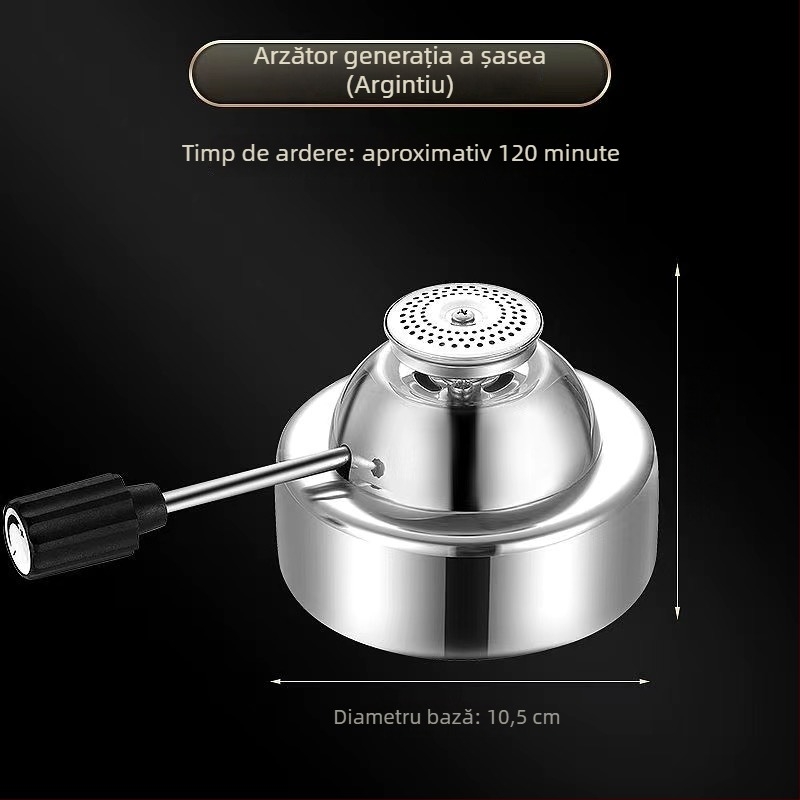 Oală de hot pot pentru o singură porție din oțel inoxidabil 304, cu plită pe gaz, pentru hoteluri și restaurante