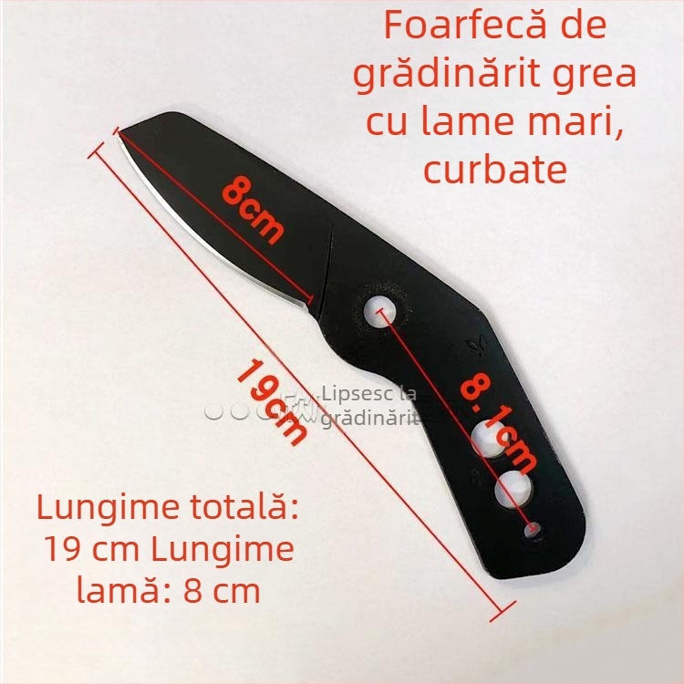 Foarfecă de tăiat fructe, foarfecă de grădină cu lamă curbată, durabilă