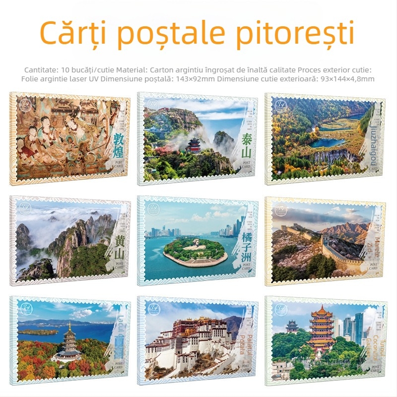 Postale turistice pitorești: West Lake, Palatul Potala, Marele Zid Chinezesc, Jiuzhaigou, Yanji, Mohe, Hebei, Hainan