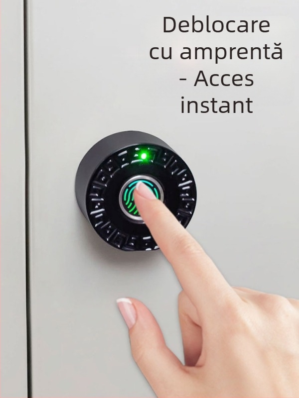 Încuietoare cu amprentă pentru sertare: dulapuri de depozitare, dulapuri de fișiere de birou, noptiere, garderobe și cutii poștale — încuietoare electronică cu parolă.
