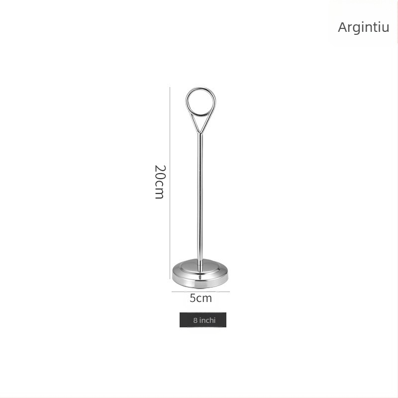 Carduri de așezare și suporturi pentru meniuri din oțel inoxidabil pentru nunți, hoteluri și restaurante