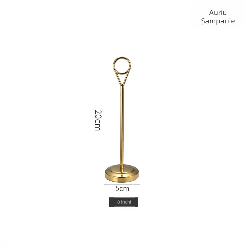 Carduri de așezare și suporturi pentru meniuri din oțel inoxidabil pentru nunți, hoteluri și restaurante