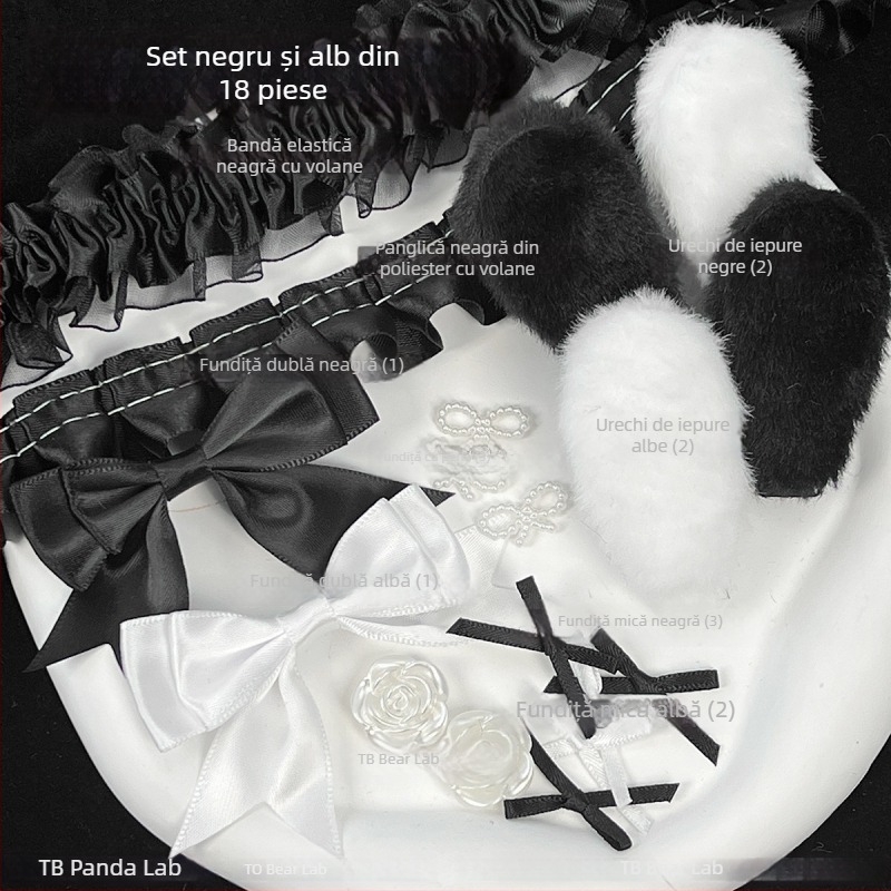 Kit premium de accesorii cu dantelă colorată pentru decorarea carcasei de card și a fanului de susținere — materiale DIY