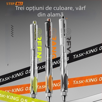 Morning Mg Light stilou gel retractabil, vârf fin, uscare rapidă, scriere lină pentru exerciții