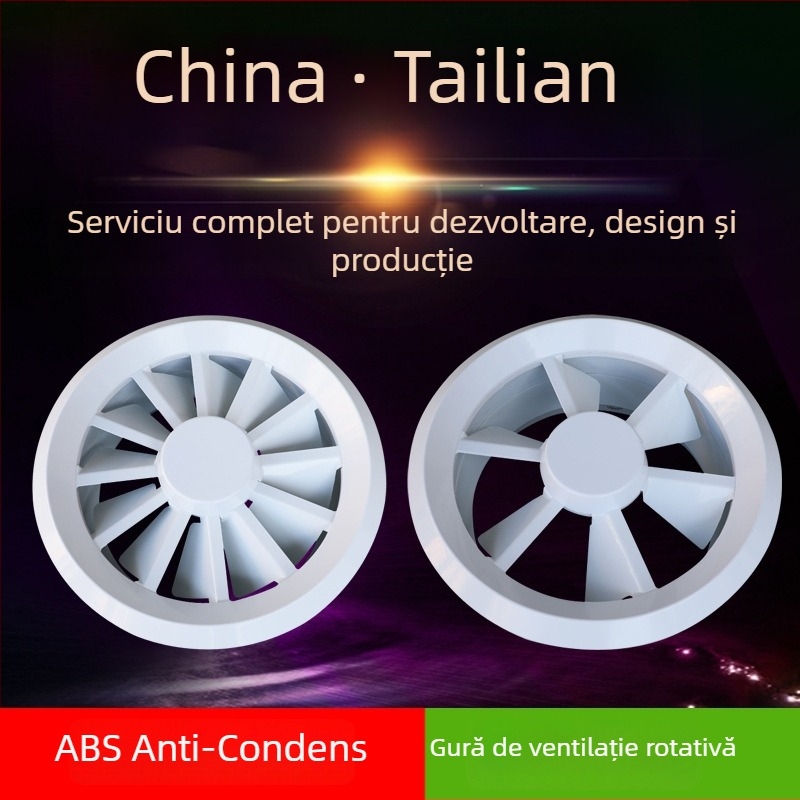 Gură de aer swirl din ABS pentru aer condiționat, circulară, anti-condensație