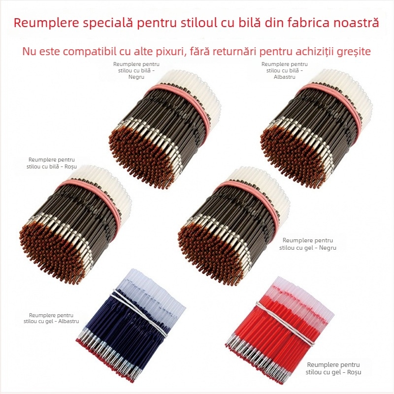 Sursă de înlocuire pentru pix cu mărgele – 1,0 mm refills ballpoint/gel/touchscreen
