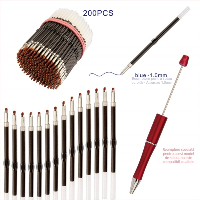 Sursă de înlocuire pentru pix cu mărgele – 1,0 mm refills ballpoint/gel/touchscreen