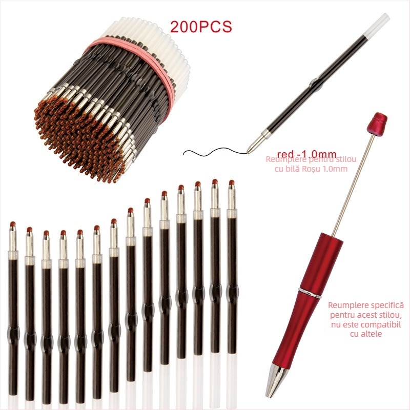 Sursă de înlocuire pentru pix cu mărgele – 1,0 mm refills ballpoint/gel/touchscreen